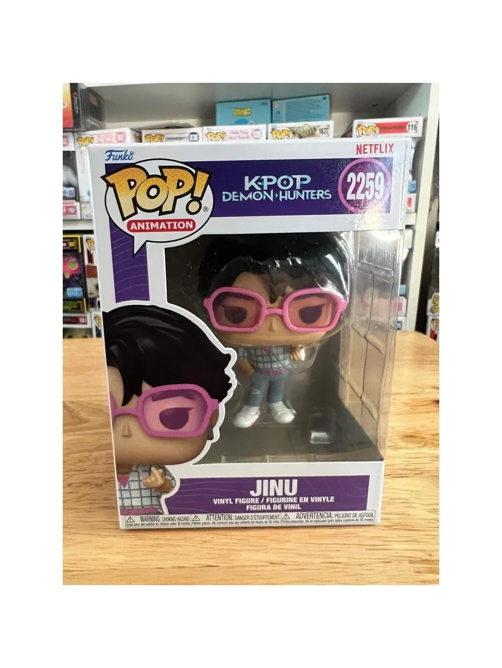 Jinu K-Pop Demon Hunters Funko Pop #2259 Huntr/X Saja Boys Movie Anime Animation